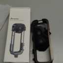 AMAZEAR Metal Protective Case for Insta360 X4 Accessories, Upgraded Insta 360 X4 Quick-Release Aluminum Cage Stronger Construction Multifunction Utility Frame with Silicone Lens Guard Cap