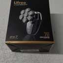 Ufree 7D Rotating Head Shaver for Bald Men, Magnetic Detachable Blades, IPX7 Waterproof Electric Razor, Head Face Beard Trimmer Grooming Kit with USB Fast Charge, Smart LED Display, Mens Gifts