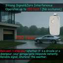 2 Replacement for Multicode Linear 3089 Garage Gate Door Opener Remote Transmitter,308911,MCS308911,10 dip Switch 300mhz,Grey
