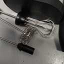 Electric Milk Frother Handheld: Rechargeable 3 in 1 - LED Digital Display with 3 Speeds Portable Stainless Steel Drink Foam Mixer for Milk Coffee, Lattes - Starlight Black