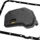 4L60E Transmission Filter with Gasket Kits Compatible with Chevy T-ahoe B-lazer S-ilverado 1500 2500 G-MC S-avana S-ierra Y-ukon C-adillac B-uick O-ldsmobile P-ontiac, Replaces OE# 24208576, 24208813
