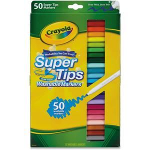 ASSRT 50PK-MARKERS SUPER TIPS