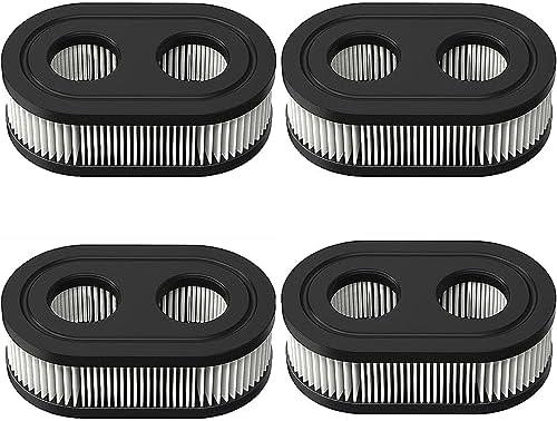 4Pack Air Filter, Suitable for 593260 798452 334404Series Engine 550E 500EX 550EX 625 575EX 4247 5432 5432K 09P00 09P702 Lawn Mower Air Filter Mower Series Engine
