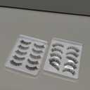 Half Lashes Natural Half Eyelashes Wispy Corner End Lashes HE-25