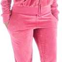 Facitisu Track Suits for Women Set Sweatsuits 2 Piece Tracksuit (Large, Coral)