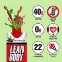 Labrada Lean Body Ready-to-Drink Mint Chocolate Protein Shake, 40g Protein, Whey Blend, 0 Sugar, Gluten Free, 22 Vitamins & Minerals, (Recyclable Carton & Lid - Pack of 12) LABRADA (EXP 12/04/26)
