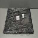 Black Faux Leather Vinyl Record Storage Box  12-Inch LP Record Holder & Case with Lid  Stackable Record Storage Crate for Albums, Rolls & Accessories  Sturdy Organizer 1Pack