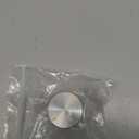 uxcell 2pcs Potentiometer Knob Knurled Shaft Silver Tone Aluminum Smooth Surface Rotary Knob 25mmx13mm Volume Control Knob