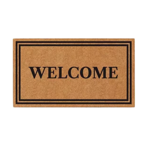 Welcome Coir 30 in. x 48 in. Indoor/Outdoor Non-Slip Entry Mud Mat, Brown