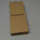 GenSwin Flameless Ivory Taper Candles Flickering with 10-Key Remote, Battery Operated Led Warm 3D Wick Light Window Candles Real Wax Pack of 6, Christmas Home Wedding Decor(0.78 X 9.64 Inch)