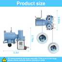 W10853654 Refrigerator Water Inlet Valve Compatible With Whirlpool, Kenmore, Kitchenaid, Roper, Inglis Refrigerator, Replace 2182106 2188778 K-75384 AP5989758 PS11731255 2181707 2181729