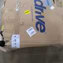 Drive Medical Blue Streak Lightweight Foldable Wheelchair - Enhanced Mobility Support - Durable Construction - Padded Comfort - Swing-Away Leg Rests - Desk Arms - Blue/Black - 20 Inch Seat