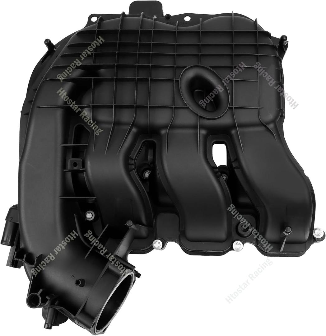 Upper Intake Manifold 2011-2023 Compatible with Dodge Chrysler Jeep 3.6 3.0 For Journey Durango Charger Challenger Avenger Caravan Grand Cherokee 200 300 Town Country Replace 5184693AE