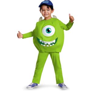 Disney Pixar Monsters University Mike Toddler Deluxe Costume, Small/ 2T