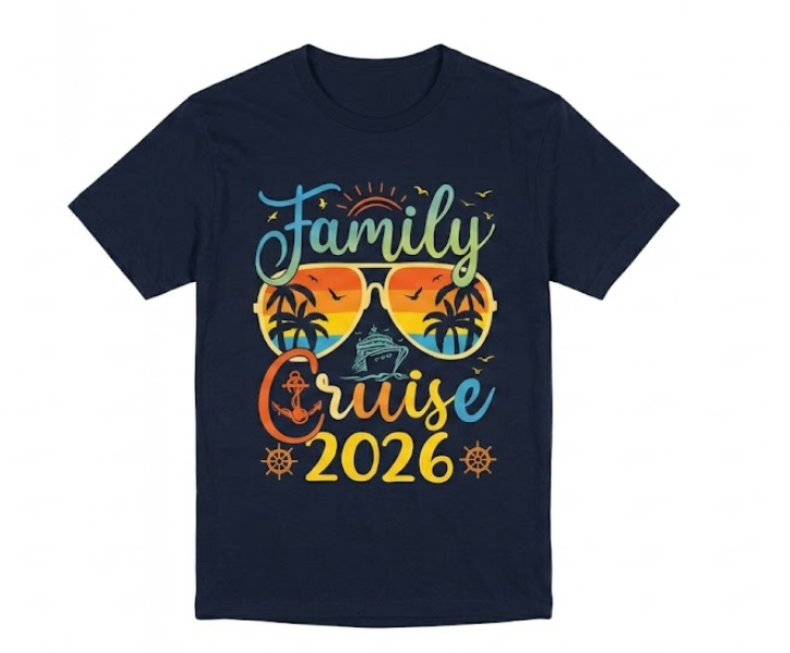 Caribbean Cruise 2026 Family Vacation Cruisin’ Together TShirt XL