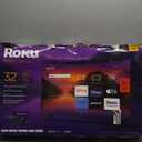 Roku Smart TV  32-Inch Select Series 720p HD RokuTV with Roku Voice Remote, Bright Picture, Customizable Home Screen  Live Local News, Sports, Gaming