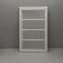 24x14 Return Air Grille [Duct Opening],Steel Air Return Vent Cover [Fixed Hinged] for 1-inch Filters,Return Air Grilles for Sidewall and Ceiling (24"W x 14"H [Duct Opening])