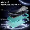 for iPhone 17 Case [Shockproof] [Dropproof] [Heavy Duty Protection] [Pocket-Friendly] Slim & Tough Non-Slip Protective Phone Cover for iPhone17 6.3inch, Mint Green