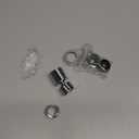 Kitchen Sink Faucet (Upgraded), 360 Swivel Kitchen Faucet Aerator, Dual-function 2-Flow Sprayer Faucet Head Replacement, Sink Attachment For Faucet Include 55/64 Inch Female Thread (Chrome1)