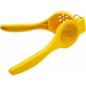 IMUSA Lime or Lemon Manual Squeezer, Citrus Juicer for Max Extraction, Yellow (Small)