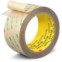 3M 300LSE Double Sided Tape for Scrapbook 2in x 36ft, Removable Heavy Duty Double Sided Mounting Tape, Transparent Adhesive Sticky Tape for Picture Hanging Strips, Poster, LED Strips, Art Craft