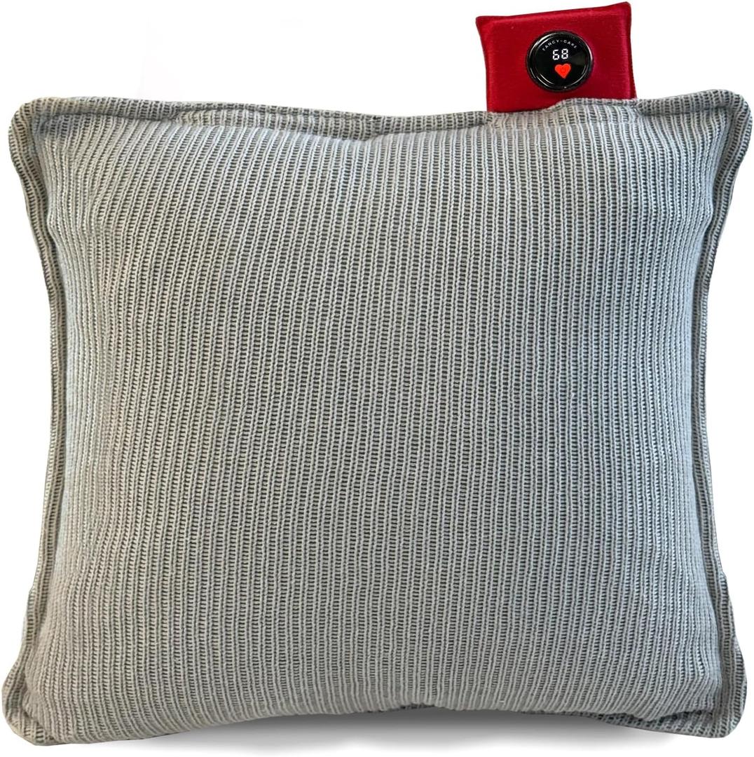 Heated Pillow for Lumbar Support, Heating Lumbar Support Pillow for Office Chair 45X45CM