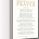 Canvas Wall Art Modern Art Print Armor Of God,Christian Spiritual Warfare Prayer Wall Art,Victorious Christian Living Quotes Painting Artwork Wall Decor For Home Office Wooden Frame Ready To Hang