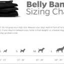 PET Parents Washable Belly Band Male Dog Diapers, Dog Wraps and EXTENDRS, Black, X-Large: 2