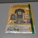 TransOurDream Heat Transfer Paper for Dark T Shirts (12 Sheets, 8.5x11", Dark 1.0) Iron on Transfers Paper for Inkjet Printer Printable Heat Transfer Vinyl for Dark Fabrics