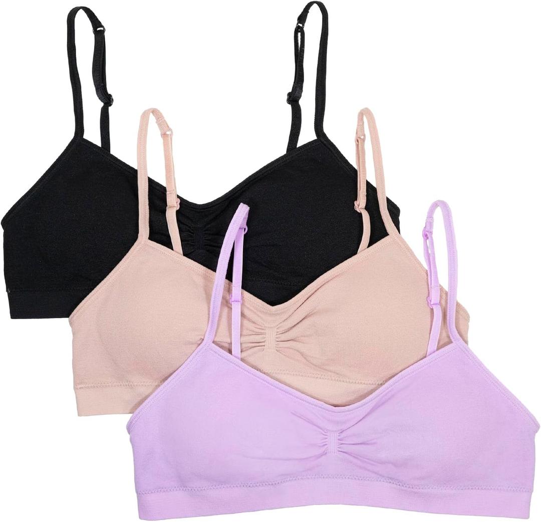 Fruit of The Loom Girls' Seamless Trainer Bra with Removable Modesty Pads (S)
