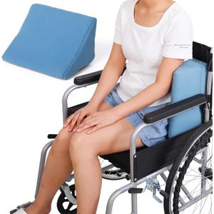 Lateral Support for Wheelchair Side Guards, Wheelchair Back Support Wedge Cushion for People Unable to sit Upright in wheelchairs - Only 1 Cushion in Package (Blue)