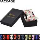 Pipidog Cat Collar Breakaway with Bell and Accessories, Printing Kitten Collar Bowtie for Kitty 19 Colors Adjustable 7.5-11in(Watermelon)