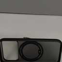 TORRAS 360 Magnetic Stand for iPhone 17 Pro Case, [Fit for MagSafe] [Rotatable Ring Kickstand] [4X Mil-Grade Shockproof] Slim Phone Cover, Camera Button, Obsidian Black, Translucent, Ostand O3 Fitness