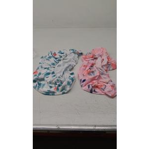 2 Pack Shower Cap for Women Blue Pink 2 Pack