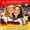 Black Red and Yellow Germany Face Paint Stick for World Cup Fans and Party, World Cup Decorations, Sweatproof & High Pigment Sports Face Paint Sticks for World Cup Party Accessories