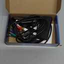 Dingsun HDMI to RCA+SVideo Converter, Audio Video Converter Adapter Support 720P/1080p for STB VHS VCR Blue-Ray DVD