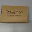 Ravinte 20 Pack 5" Cabinet Pulls Brushed Nickel Stainless Steel Kitchen Drawer Cupboard Pulls Cabinet Handles 5" Length with 3" Hole Center