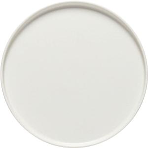 Costa Nova Ceramic Stoneware 11'' Dinner Plate - Redonda Collection, White | Microwave & Dishwasher Safe Dinnerware | Food Safe Glazing | Restaurant Quality Tableware