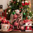 Valery Madelyn Christmas Ornaments Tree Decorations, 30ct Red Green White Shatterproof Christmas Ball Ornaments Set, 2.36 Inch Decorative Hanging Ornament Bulk for Xmas Holiday Party Decor