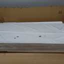 Baby Changing Table, Diaper Changing Station with Pad and Wheels, Two-Tier Open Storage Shelves, Waterproof Diaper pad & Safety Strap, Compact Baby Furniture for Nursery, White