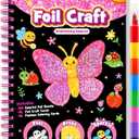FUNNYB&G Foil Art Crafts for Kids Ages 4-8: Valentines Crafts for Kids 2026,Birthday Gift for Girls,Art and Crafts Supplies,Party Favors,Creative Toys for Girls Boys 4 5 6 7 8 9 Years Old(Insects)