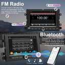5G WiFi Car Radio for Ford F150 F-150 2004-2008, F250/F350 2006-2016, Edge 2007-2010, E150/E250/E350 2009-2014, 7'' Touch Screen Stereo Headunit with Wireless Carplay Android Auto GPS BT FM SWC Camera