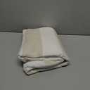 Beach Towel Cream Stripes Bath Pool Towels White Vertical Striped Absorbent Beach Towel Soft Large Quick Dry Lightweight Camping Travel Sports Yoga Gym Swim Towels for Adult Kids 30x60 Inch (Beige)