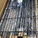 P4 Plus Rolling Clothes Rack Heavy Duty, Clothing Racks for Hanging Clothes, Free Standing Garment Racks with Wheels, Portable Closet Rack 45''W × 20.5''D × 80.5''H, Max Load 570 Lbs, Black