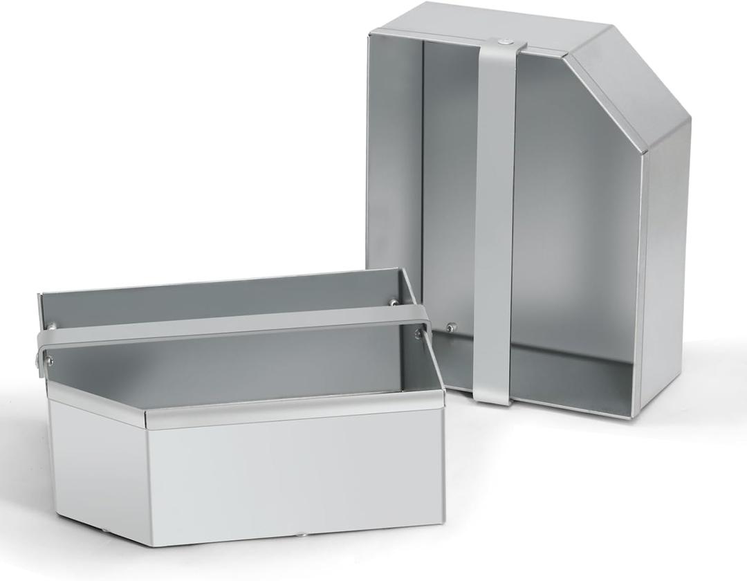 Hiorucet Ash Pan Replacement for Pelpro PP130, PP130-B, PP150 and Pleasant Hearth PH50CABPS, PH50CABPS-B Pellet Stoves, Ash Box for Outfitter-II, 2Pcs for 1 Set