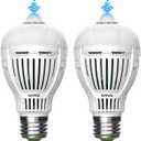 SANSI Motion Sensor LED Light Bulb A19, 100 Watt Equivalent Energy Efficient 13W 5000K Daylight 1300LM Light Bulbs, E26 Standard Base Lights for Porch Patio Stairs Front Door, 2-Pack