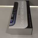 Go Brush Pro - Cordless Hair Straightener Brush Portable Comb for Travel, USB Charging, Fast Heating, with LCD Display (Black)