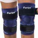 Forias 14.4" Ice Pack for Knee Pain Relief(2 Pack), Reusable Gel Ice Pack Wrap for Injuries, Knee Replacement Surgery, Swelling, Arthritis, Meniscus Tear, and ACL, Blue (XL)
