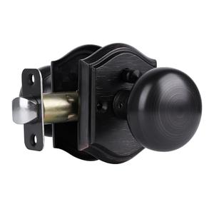 Newlaking Door Knobs Interior, Classic Decorative ORB Privacy Door Knob Perfect for Bedroom or Bathroom Doors, Durable Stylish Hardware for Indoor Use- 1 Pack,  Oil Rubbed Bronze