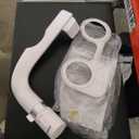 Bidet Attachment for Toilet, Dual Nozzle Bidet Toilet Seat, Non-Electric Ultra-Thin Bidets for Existing Toilets, Rear/Feminine Wash with Adjustable Water Pressure (White)